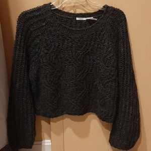 UO chunky knit cropped sweater